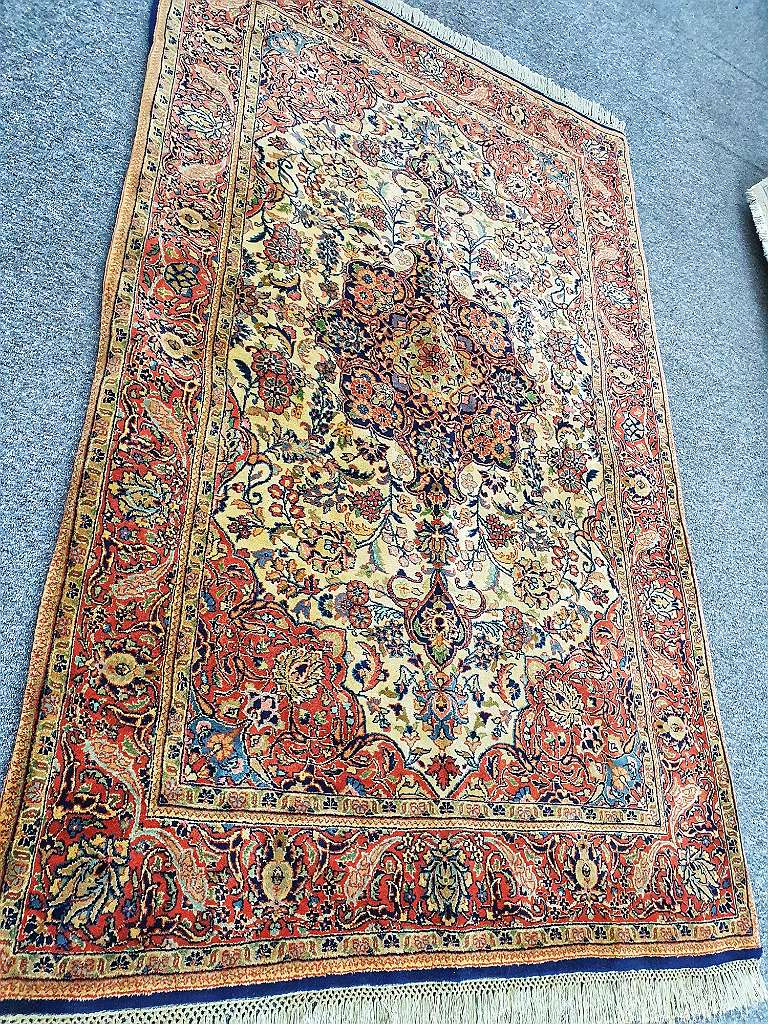 Perserteppich " TÄBRIZ Korkwolle " 220x150cm - ein super Teppich 1AA Zustand.