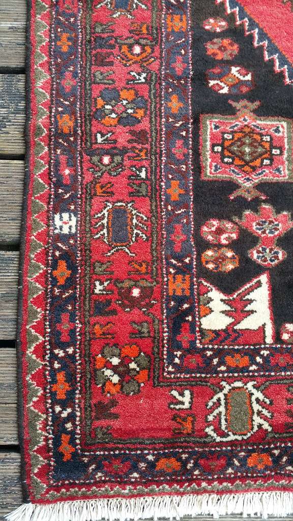 Perserteppich " MASLAGAN " 220x142 cm - old - sehr guter Zustand.