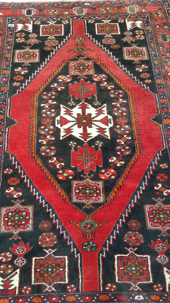 Perserteppich " MASLAGAN " 220x142 cm - old - sehr guter Zustand.