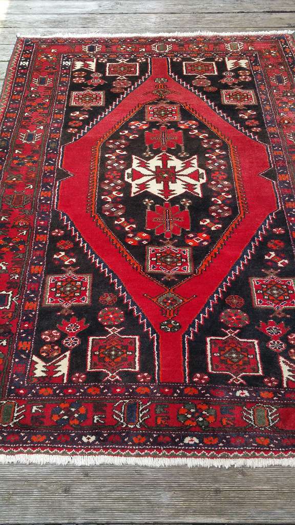 Perserteppich " MASLAGAN " 220x142 cm - old - sehr guter Zustand.