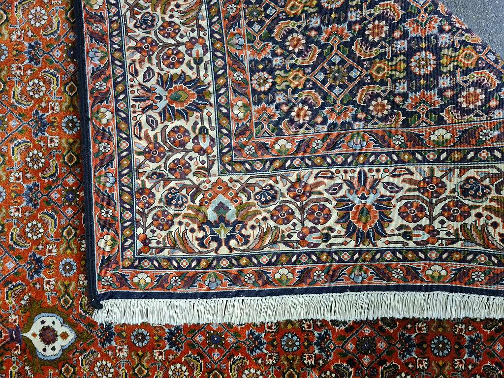 Perserteppich " BIDJAR TEKAB " 306x205 cm - Korkwolle - Pflanzenfarben Top Zustand.