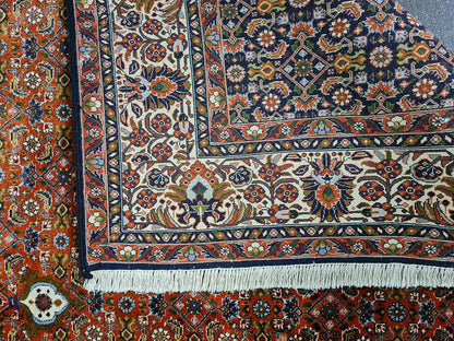 Perserteppich " BIDJAR TEKAB " 306x205 cm - Korkwolle - Pflanzenfarben Top Zustand.