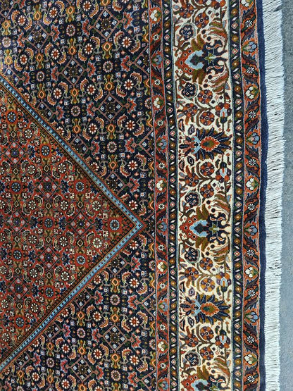 Perserteppich " BIDJAR TEKAB " 306x205 cm - Korkwolle - Pflanzenfarben Top Zustand.