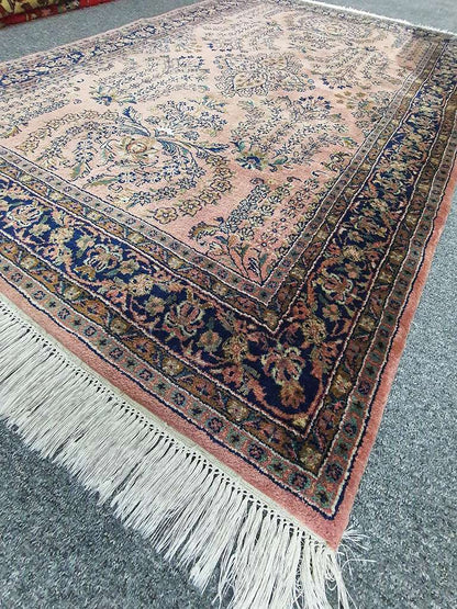 Perserteppich " SAROUGH FEIN " 210x125 cm - sehr hoher Flor - 1A Zustand.