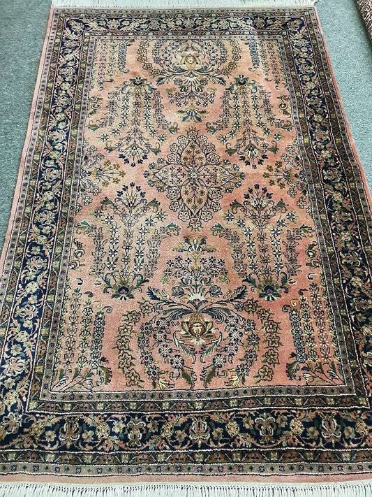 Perserteppich " SAROUGH FEIN " 210x125 cm - sehr hoher Flor - 1A Zustand.