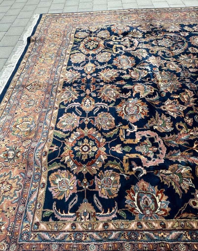 Perserteppich " ROSENKESHAN " 360X250CM - TOP ZUSTAND - HOHER FLOR - EIN TRAUM - NEUWERTIG.