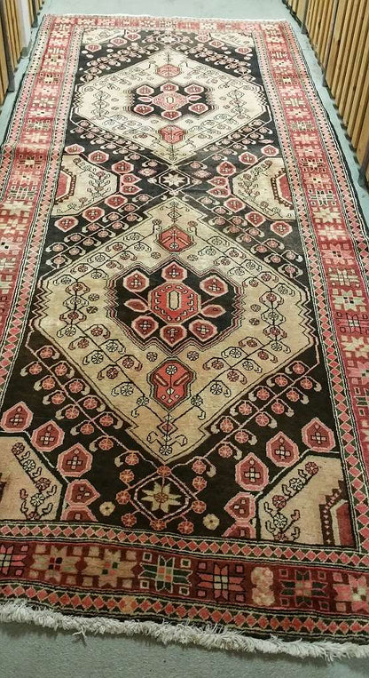 Perserteppich " MOSSUL " 333x133 cm - super weiche glänzende Wolle - selten - 1A Zustand.