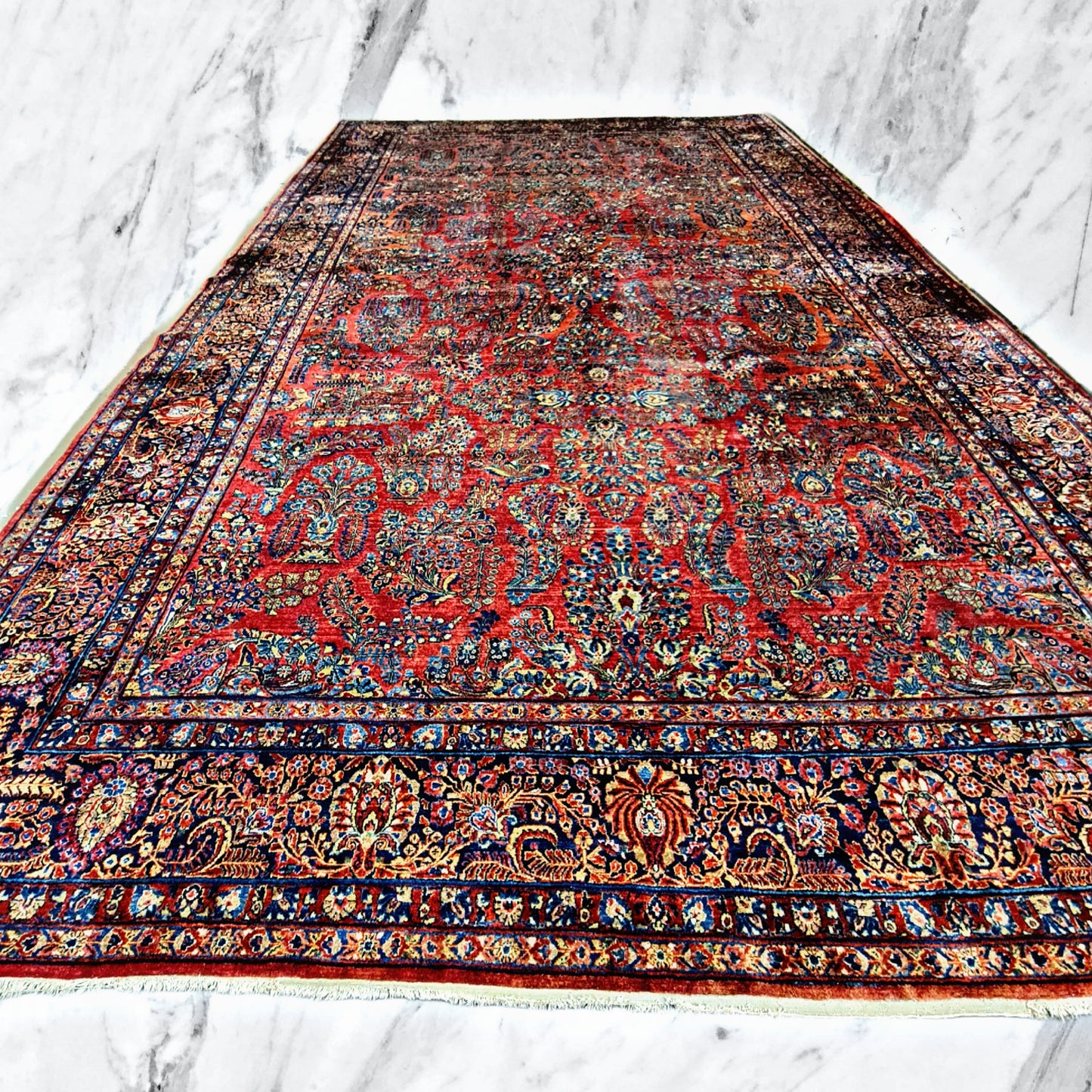 US Sarough - Re-Import - 610x375cm - überaus selten und wertvoll.