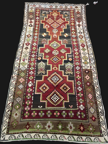 Antiker "KARABACH " 230x105 cm - aus 1930 - super Zustand - Sammlerstück