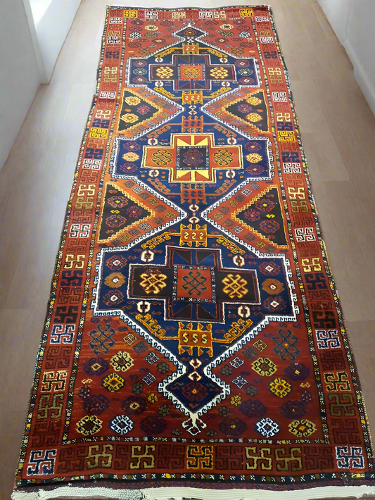 Antiker "KARABACH " 275x95 cm - aus 1920 - super Zustand - Sammlerstück