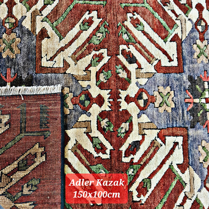 Seltener Adler Kazak - 150x100cm - sehr gute Schurwolle
